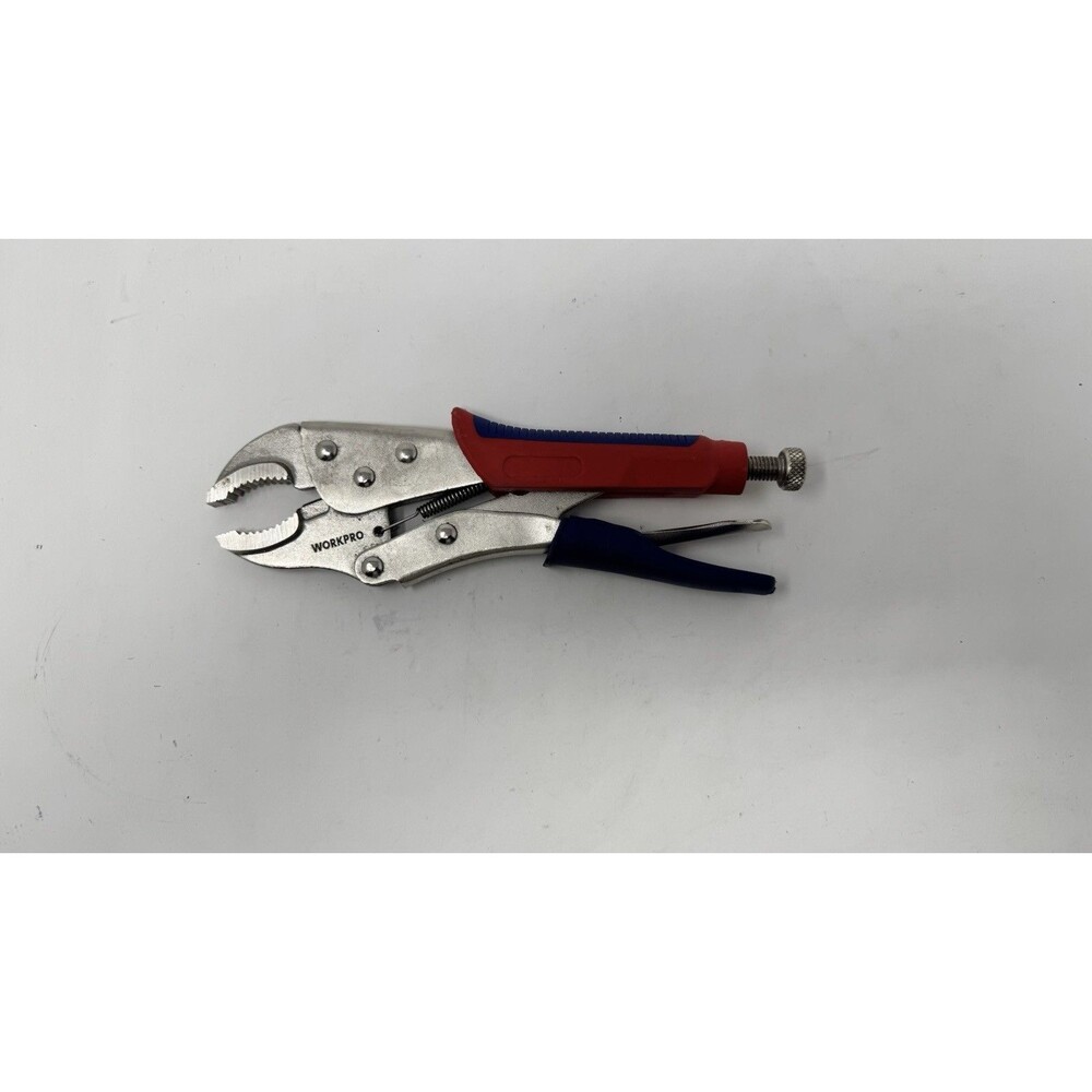 WORKPRO Locking Plier 9" Steel Curved Jaw Vice Grips